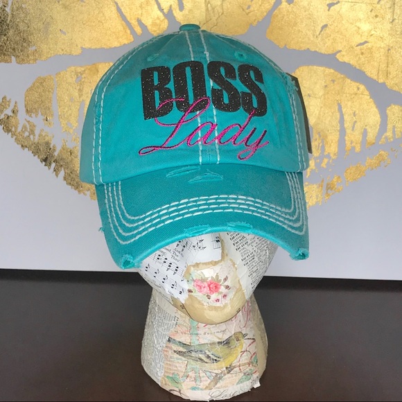 KBETHOS Vintage Accessories - NEW KBETHOS Turquoise Boss Lady Baseball Hat